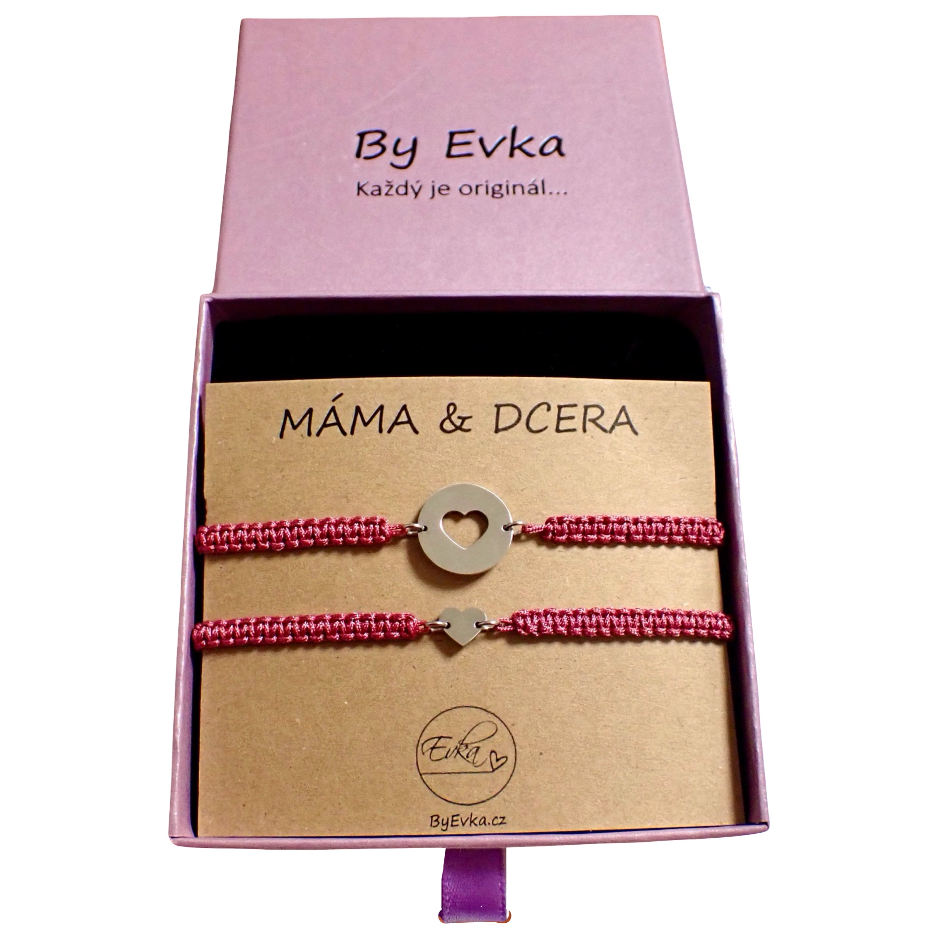 Fialová dárková krabička By Evka1 (2)